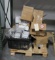 Contents of Pallet - Easy Feet, Screws, Bracket Hardware, etc.