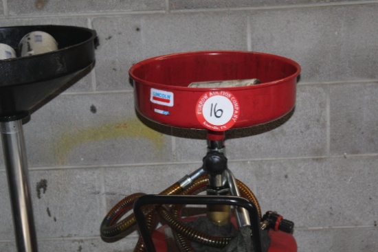 Lincoln Oil Catch Can on Casters plus Additional Oil Catch Can on Casters