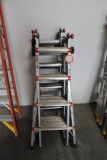 Little Giant Multi Ladder, Model 17, 300 lb. Capacity Aluminum Step/Extensi