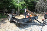 Pro Line Utility Trailer, Tandem Axle, Setup For Toro Dingo & Attachments,
