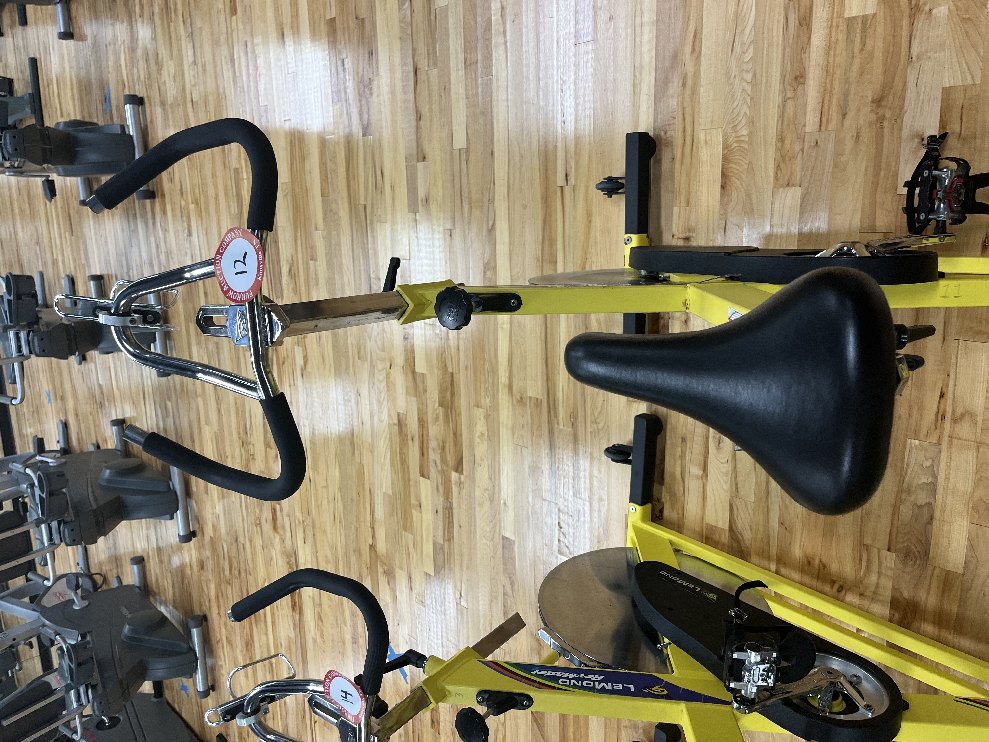 lemond revmaster spin bike yellow