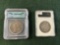 (2) 1834 Capped Bust Large Date Half Dollars