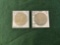 (2) Korean War 38th Anniversary Commemorative Dollars: (1) Mint Mark D BU,