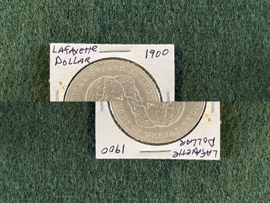 (1) 1900 Lafayette Dollar AU