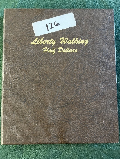 Liberty Walking Half Dollar Album (60) Coins Collected: (1)1916-D, (1)1916-
