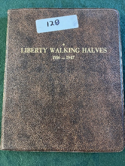Liberty Walking Half Dollar Album (55) Coins Collected: 1916 No, 1916-D, 19