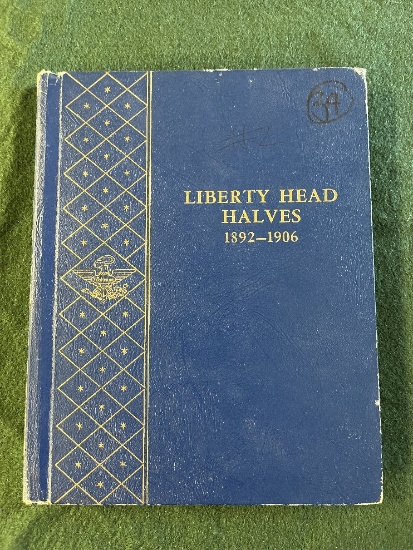 Liberty Head Half Dollar Album 1892-1906 (32) Cons Collected: 1893 No Mint