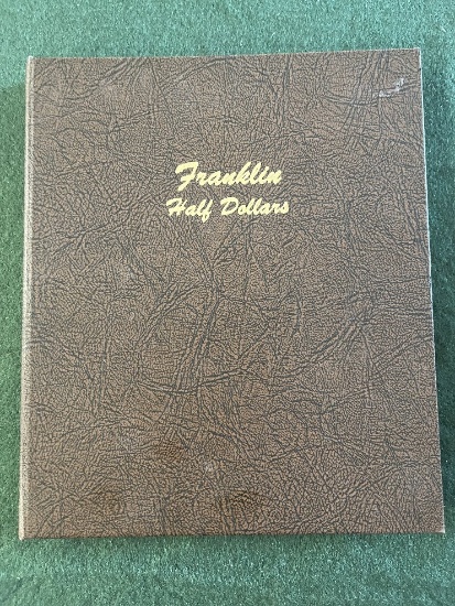 Franklin Half Dollar Album (21) Coins Collected): 1948, 1950, 1951, 1951-S,