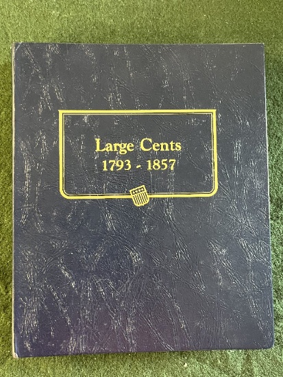 Large Cent Album, Coins Collected: 1802, 1803, 1810, 1816, 1817, 1818, 1819