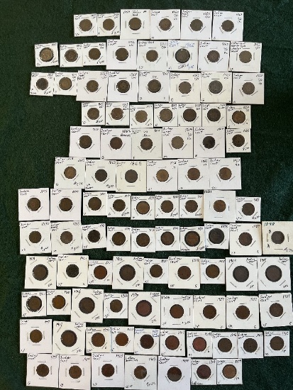(95) Indian Head Pennies