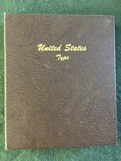 US Coin Type Album, Coins Collected: 1804 Half Cent, 1833 Half Cent, 1850 H