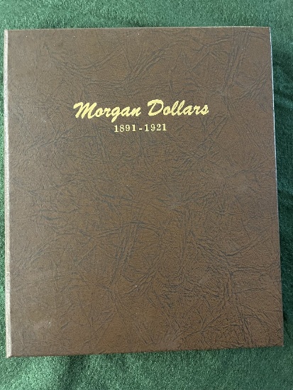 Morgan Dollar Collectors Album from 1891 - 1921 (Missing 19 Coins)