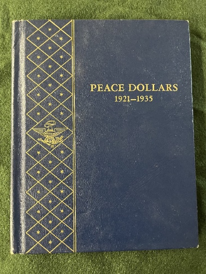 Peace Dollar Album (Missing 1 Coin)