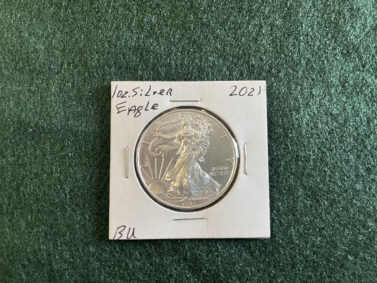 2021 Silver Dollar 1 oz BU