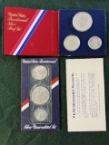 United States Bicentennial Silver Proof Set w/Eisenhower Dollar, Kennedy