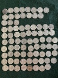 Washington Quarters Ungraded: (1) 1951, (1) 1953, (1) 1956, (2) 1957, (1) 1