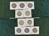 Assorted Coins: (1) 1928-S Walking Liberty Quarter, (1) 1976 Bicentennial Q
