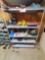 Adjustable Metal Shelving and Contents - Rope, O Rings, Abrasive Blades, Fe