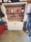 Cabinet and Contents to include (2) Blow Torches, Meat Grinder, Bit Brace,