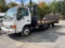 1999 Isuzu NPR Dump Truck with Dovetail Landscape Bed and Ramps
