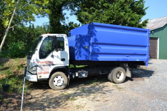 2007 Isuzu NPR HD Landscape Dump 10' Diesel,  Auto, 265,305 ODO