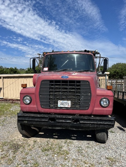 1985 Ford 8000 Single Axle Dump 12' CAT Deisel 80,099 ODO