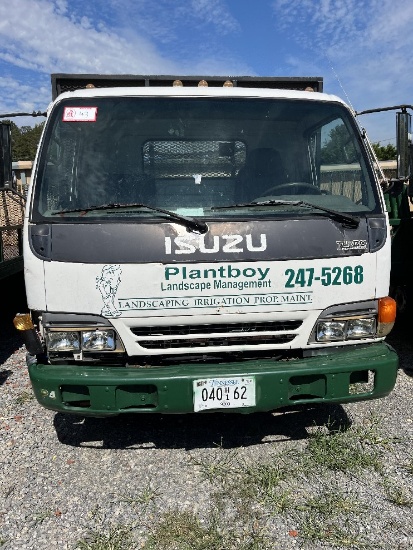 1995 Isuzu NPR with Landscape Bed with Ramp, Diesel , 5 Speed 180,655 ODO