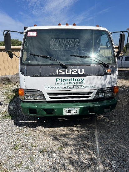 1997 Isuzu NPR Landscape Bed with Ramp, V-8, Auto 421,420 ODO