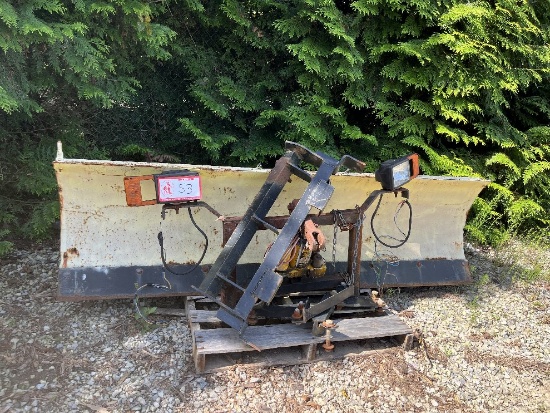 89" Snow Plow with Frame Brackets and Hydraulics