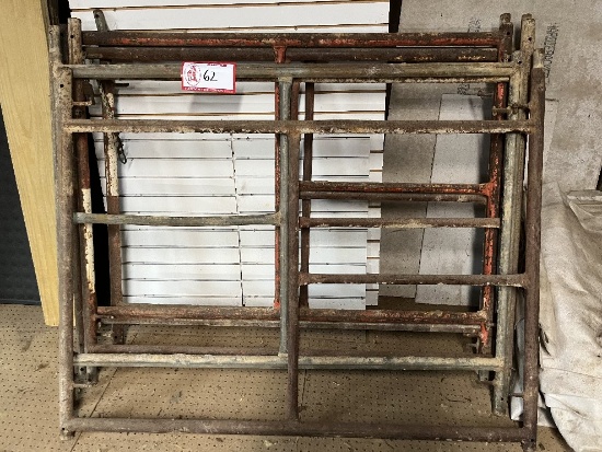 (6) 60" Scaffold Uprights