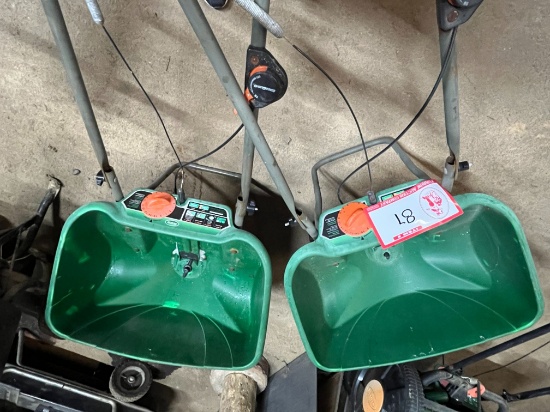 (2) Scott Broadcast Spreaders