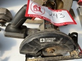 (1) Porter Cable Cordless Circular Saw and (1) Black & Decker Corded 7  1/4