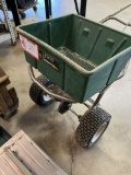Lesco Commercial Plus Professional Broadcast Spreader with Nematic Tires