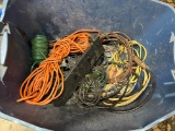 Blue Bin of Drop Cords