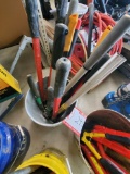 Contents of 2 Buckets - Bolt Cutters, Pruners, etc