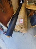 4 Rolls Straw Matting and 1 Partial Roll Shade Cloth