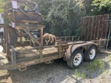 Haulin 14'x15' 2 Axle Trailer w/Ramps, Setup for Dingo