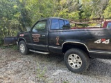 1990 GMC K1500 4 WD, V-8, Auto with Snowplow & Salt Spreader  166,296 ODO