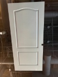 Decorative Door Hand Painted by Local Artist (Solid Grey)