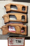 (3) Wooden Stocks for AR Type Firearm