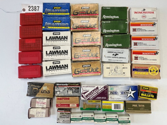 Contents of Crate- Assorted 9mm Ammunition