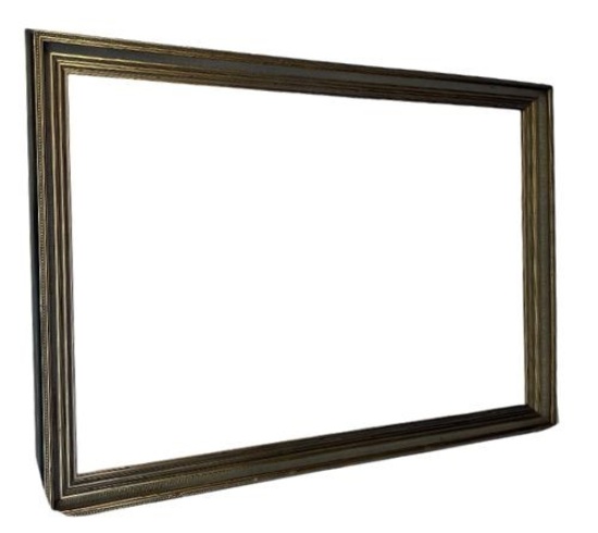 Large Gilded Gold Wooden Picture Frame, 67" x 48", Accommodates 60" x 40" P