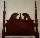 Full Size Cherry Finish Bed with Headboard & Footboard