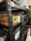 Adjustable Metal Shelf with Contents- Printer, Scanners, Furniture Dollys