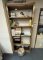 Wooden 6-Shelf Shelving Unit plus Contents