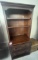 Wooden 2 Drawer Cabinet with 2 Shelf Hutch (32