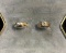 (2) Men's Rings: Men's 14K Yellow Gold Diamond Ring size 9 & Men's 10K Yell
