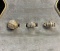 (3) Ladies 10K Yellow Gold and Lab-Created Diamond Rings size 6.5