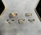 (5) Ladies Rings, 10K Yellow Gold Solitaire CZ size 7, 10K Yellow Gold size