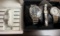 (4) Watches: (1) Bulova L9 1950's Vintage 10K Rolled Gold Filled White Gold, (1) Bulova